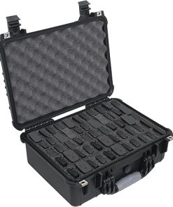 Case Club 55 Pistol Magazine Case, Protective Hard Case, Waterproof & Crushproof, Pressure Valve, Folding Handles & Lockable, Airline Approved