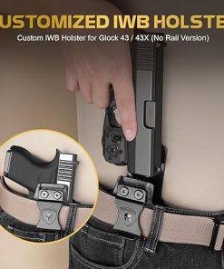 TSG Red Laser Sight+Compact 150-Lumen Trigger Mounted Tactical Weapon Light+Holster -Three in One Combo Fits: Javelin SLL-1 Series Glock 43/43X/48-SLL-105H 2