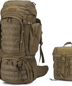 Mardingtop 60L Hiking Backpack+ Molle Tactical Utility Pouch