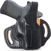 for Browning Hi Power 9mm Fast Draw Owb Leather Gun Holsters 3