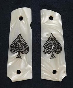 Pearl Spade Grips Compatible/Replacement for Browning 1911-22 1911-380 Grips 2