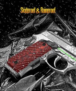 DARKFANG Compact Size 1911 Laser Grips and .45 ACP Laser Bore Sight Bundle 2