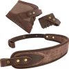 WAYNE’S DOG Canvas Leather Slip-On Recoil Pad for Rifle Shotgun with Sling