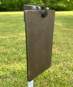 Magnum Target 6″x11″ USPSA/IDPA 3/8″ AR500 A-Zone Steel Shooting Range Target w/T-Post Hook 2