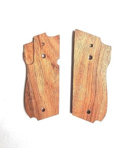 BMPL Hardwood Handgun Grips Compatible Replacement for New 5&W Model 39, 52, 439, 539, 639, 9 Mm Laser Handmade Handcraft Luxurious 2