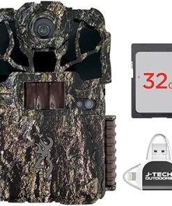 Browning Spec Ops Elite HP5 Trail Game Camera Bundle Includes 32GB Memory Card and J-TECH USB Memory Card Reader Compatible with iPhone/iPad/Android/PC (24MP) | BTC8EHP5