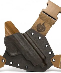 Kenai Chest Holster for a Sig P365 (fits SAS) Mas/Grey-Coyote Tan/LH