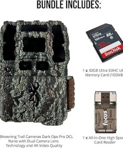Browning Trail Camera-Dark Ops Pro DCL Nano Trail Camera with 32GB Memory Card and Card Reader 2