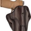 Bullhide Belts Mens Leather Belt, Full Grain Leather Stitched Work, CCW Carry Belt, 1.50″ Wide, USA Made 3