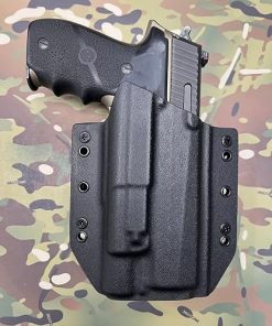 Black Kydex OWB Holster Compatible with Sig Sauer P229 Surefire X300 Ultra A 2