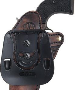 1791 GUNLEATHER K-Frame Revolver Paddle Holster – OWB CCW Leather Gun Holster for Belts – Right Handed – Fits Ruger GP100, Smith & Wesson K Frame and 686 2