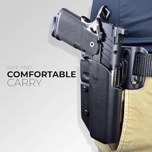 OWB Quick Release Belt Loop Holster fits Bersa TPR9 XT - Image 2