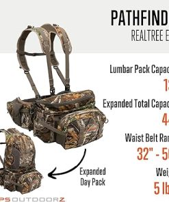 ALPS OutdoorZ Pathfinder Camo Hunting Pack, Expandable Lumbar/Daypack with Waist Belt 2
