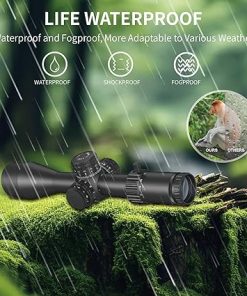Rifle Scope 5-25x56mm ED Glass Hunting Shooting FFP Long Range Rifle Scope First Focal Plane Optics with Zero Stop 34mm Tube,High Resolution for Long Range Shooting,Waterproof & Shockproof 2