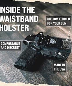 We The People Holsters – 2nd Amendment – Inside Waistband Concealed Carry – IWB Kydex Holster – Adjustable Ride/Cant/Retention 2