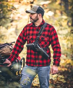 DIAMOND D OUTDOORS – Denali Chest Holster for XL Revolver up to 6 ¾” Barrel w/Reflex Sight Cut Down, 357/41/44/454 2