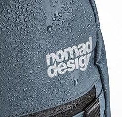 Nomad Design Fisherman’s Backpack, 22L Capacity, Water Resistant, EVA Foam Backing, Detachable Front Pocket, Plier Holster, Blue Lining 2
