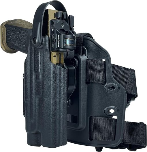 Level II Duty Drop Leg Holster fits Canik TTI Combat w/Streamlight TLR-1HL