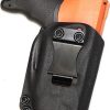 REVKEL Custom IWB/AIWB Kydex Holster CCW for UMAREX HDP 50 Compact Pepper Ball Gun in Police Tactical Black. Right Hand Draw. Hand Crafted in Texas, USA. Gun NOT Included.