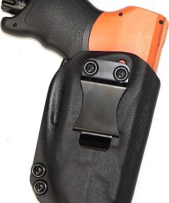 REVKEL Custom IWB/AIWB Kydex Holster CCW for UMAREX HDP 50 Compact Pepper Ball Gun in Police Tactical Black. Right Hand Draw. Hand Crafted in Texas, USA. Gun NOT Included.