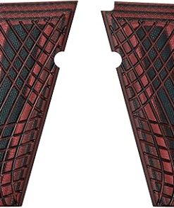 kimber KDS9c Grips Dark Red/Black