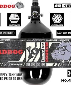 HK Army HSTL 68/4500 Carbon Fiber HPA Compressed Air Paintball Tank System – Standard Reg 2