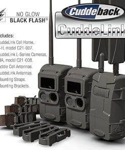 Cuddeback CuddeLink 2+1 Cellular Starter Kit, Black Flash AT&T & Verizon 2