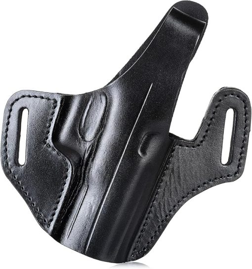 FALCO Holsters C622 Size 2811 Multifit Leather OWB Holster - Universal Pistol Holster for Men & Women Compatible with Firearms Similar to SA XDM, XD, SIG P220, P227, P320 and Others