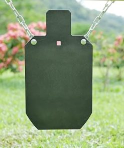 AR500 Steel Target for Shooting, 1/2″ Thick Gong Silhouette Metal Target for Precision Shooting, Stand Kit and Hangers(Sold Separately) 2