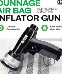 Dunnage Bags Air Gun (Connects to Air Line) – AtMet Dunnage Air Bag Inflator Gun with Hybrid Tip (No Gauge) – Inflatable Gun for Protective Bags when Transporting Goods by IDL Packaging 2