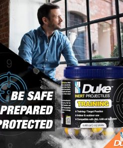Duke Inert Projectiles – 68 Cal Ammo Training Guns, Non-Lethal Powder 68 Caliber Projectiles, Self Defense Balls Kinetic Gun 68 Cal Round Practice Gun 2
