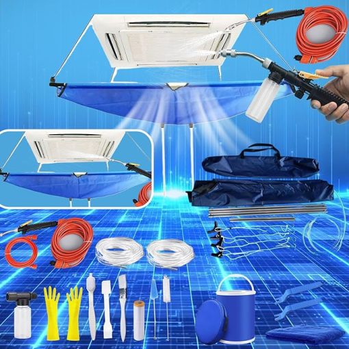 Full Set 20pcsmini Split Cleaning Kit，Mini Split Ac Unit Cleaning Bag - Image 2