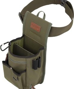 Allen Company Triumph Rip-Stop Double Compartment Shell Bag & 52 inch Waist Belt, Holds 50 Empty Hulls, Olive Green 2