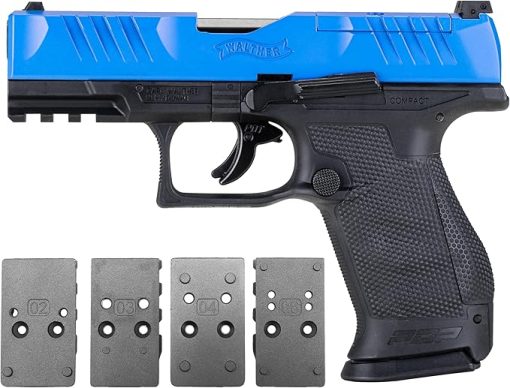 T4E Walther PDP Compact .43 Caliber Training Pistol Paintball Gun Marker, Blue