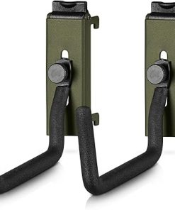 Savior Equipment Wall Rack System Heavy-Duty Steel Tactical J-Hooks for Handgun Pistol Revolver Wall Mount Hanger, Modular Firearms Gun Wall Gear Accessories Organizer