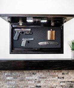 Tactical Traps – 1791 Whiskey Barrel American Flag with Lift-Up Storage – Standard 25″ x 15” – Storage with RFID Lock, Easy Installation, Secure & Safe Compartment 2