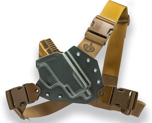The Original Kenai Chest Holster for a Taurus - MAS Grey/Coyote