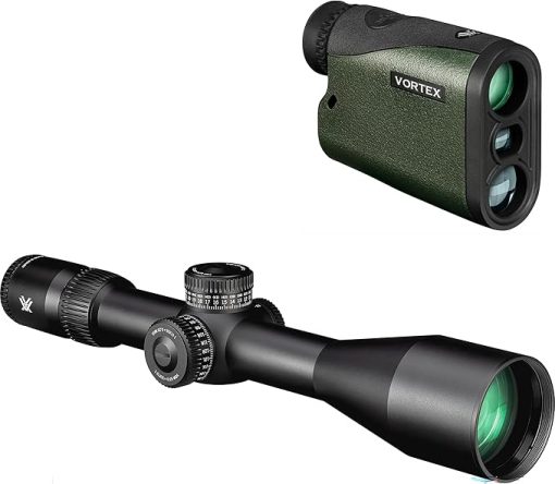 Vortex Optics Venom 5-25x56 First Focal Plane Riflescope - EBR-7C (MOA) Reticle & Crossfire HD 1400 Laser Rangefinder
