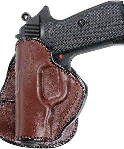 Maxx Carry Paddle Leather OWB Gun Holster for Ruger LCP, LCP II .380 ACP | Concealed Carry | Fits S&W Bodyguard 380 | Colt Mustang | Kahr CW380, P380 | Kimber Micro 380 | Sig Sauer P238 | Walther PPK