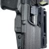 WARRIORLAND MB3 Pistol Light and Custom Kydex Holster, Fit for M&P 9mm Shield EZ, Compact 500 Lumens Universal Rail Mounted Tactical Weapon Light with Green Laser & White LED, Power Indicator 3