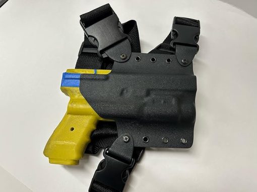 Hosking Chest Holster for Glock Models with TLR1 Light MAS Black Gen 1-4