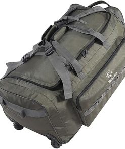 REDCAMP 85L/120L/140L Foldable Duffle Bag with Wheels, Large Travel Duffel Bag