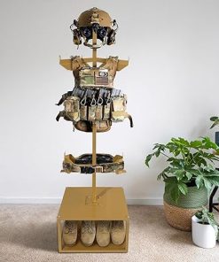 Tactical Gear Stand, Tactical Vest Stand, Military Gear Holder, Police Gear Holder, Heavy Duty Steel 2