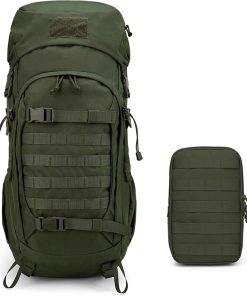 Mardingtop 50L Hiking Backpack+ Molle Tactical Utility Pouch