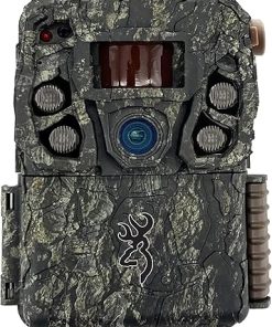Browning Trail Cameras Defender Vision Pro HD 24MP Dual SIM Hunting Game Trail Camera – Ultra High Gain Antenna, 110′ Night Detection Range & Smartphone App Compatibility