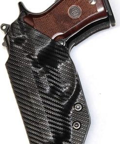 REVKEL Custom Kydex Molded IWB/AIWB Holster Compatible with Beretta 84/81/B/BB (Round Trigger Guard). Black Right Hand Draw. Hand Crafted in Texas, USA. 2