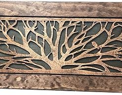 Large Wood Hidden Gun Cabinet Birds In A Tree Wall Decoration – Hidden Gun Safe To Securely Store Your Gun In Plain Sight by Bellewood Designs 2