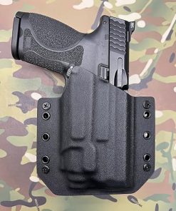 Black Kydex OWB Holster Compatible with M&P 2.0c 4″ Streamlight TLR-7 2