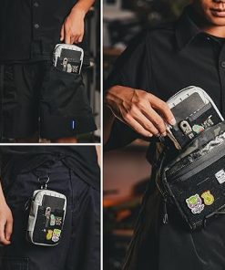 TACTICAL GEEK Block E3.0 EDC Compact Waist Pocket Pouch, Men EDC Pouch Organizer, Multi-Purpose Molle Tool Pouch, Utility Tool Organizer Bag for Daily Essentials Carry(White) 2