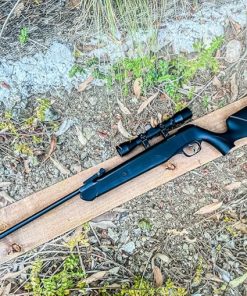Air Rifle 4.5/5.5mm Caliber Hunting Pellet Gun .177 / .22 Safety 500/600 FPS 4×32 Scope and 200 Pack of Caliber